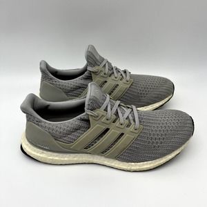 Adidas Shoes Mens 8.5 Grey White UltraBoost 4.0 Casual Athletic Sneakers